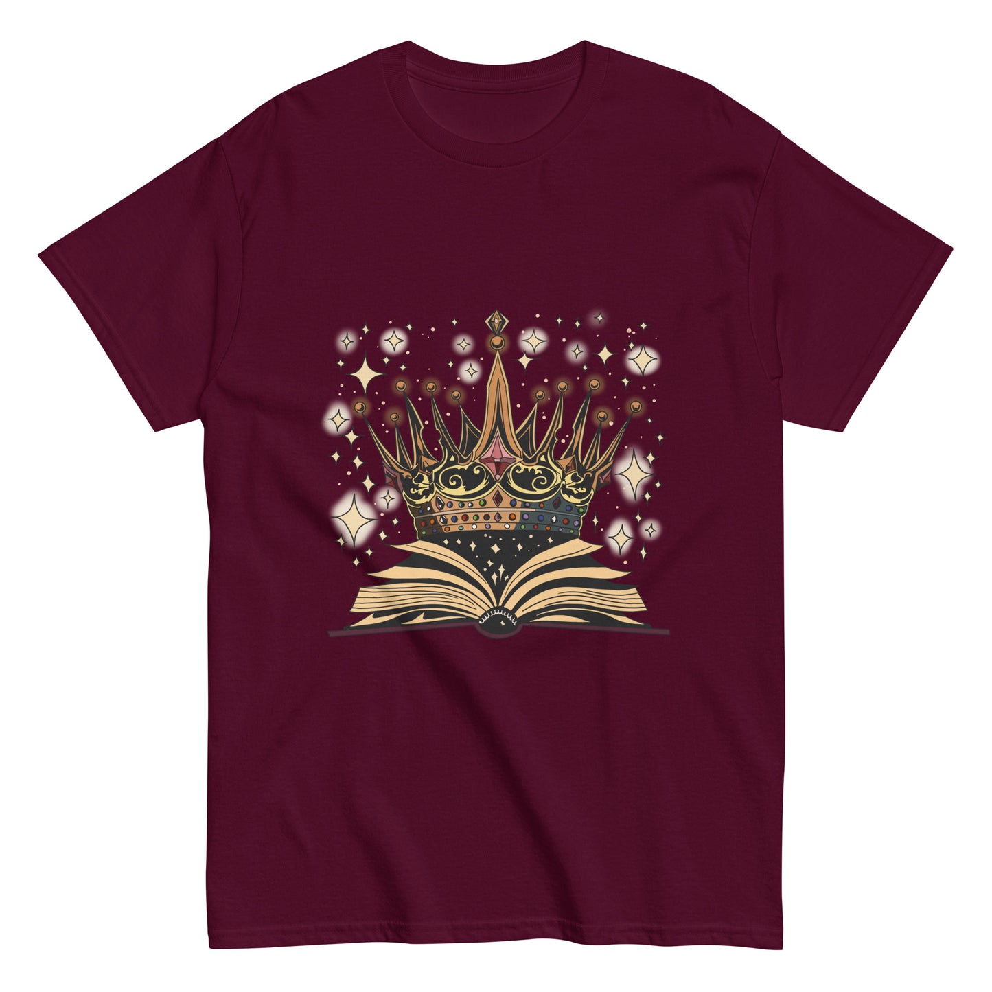 Custom Crown & Book T-Shirt