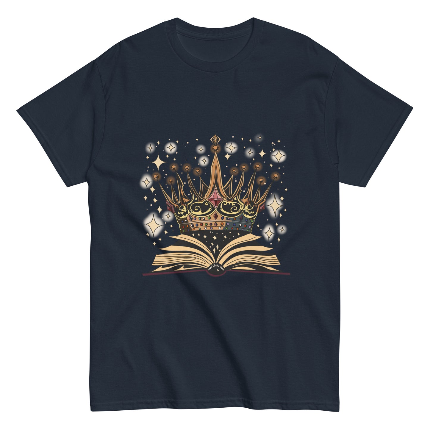Custom Crown & Book T-Shirt